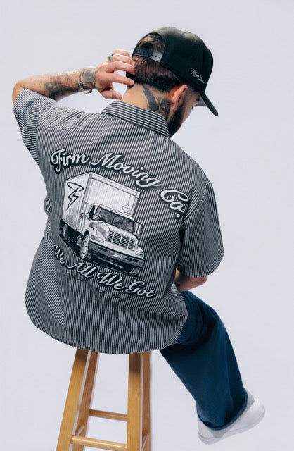 Hickory Pinstripe Work Shirt